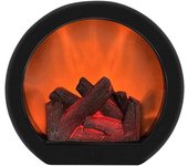 Simulación de linterna de chimenea LED Estusta de escretorio LED Interior con simulación de llama realista