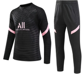 new children's clothing tracksuit boy girl pink Parisians Fans  Half Zipper Jacket Training wear games Jerseys Kids Soccer Kit