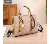 Fashion Casual Lingge Embroidered Silk Scarf One Shoulder Small Square Bag Shoulder Strap Letter Printing Crossbody Women's Bag
