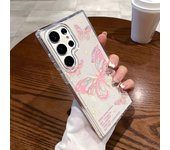 Shockproof Love Heart Phone Case For Samsung Galaxy S25 Ultra Funda S24 Plus S23 S22 S2S S20 FE Transparent Soft Silicon Covers