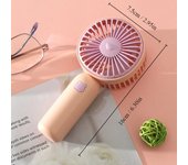 Mini ventilador portátil de mano con carga USB, ventilador de bolsillo de viento alto para el hogar, ventilador eléctrico de escritorio para estudiantes, refrigeración, nuevo, 1 ud.