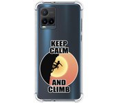 Funda Silicona Antigolpes para Vivo Y21 / Y21s / Y33s diseño Mujer Escalada Dibujos