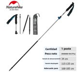 Naturehike ST09 7075 aluminum alloy trekking poles three-section folding trekking poles hiking and climbing outdoor walking pole