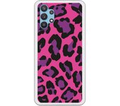 Funda original compatible con Samsung Galaxy A32 - Textura Leopardo Rosa