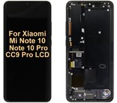 6.47" AMOLED For Xiaomi MI Note 10 LCD MI CC9 Pro Display Screen Touch Digitizer Assembly Parts For Xiaomi Note 10 Pro LCD
