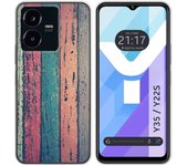 Funda Silicona para Vivo Y35 / Y22s diseño Madera 10 Dibujos