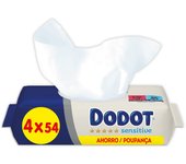 Dodot Toallitas para Bebés Sensitive 4x54 (216 Unidades)