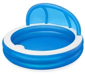 Bestway Piscina Hinchable 2 Camaras Parasol 241x241x140 cm +6 Años Jardin 54337