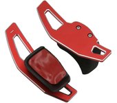 Car Steering Wheel DSG Shift Paddle Extension Shifters Sticker For Volkswagen Tiguan Golf6 MK6 Jetta GTI R20 R36 CC Scirocco EOS