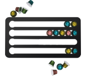 Nespresso Coffee Capsule Holder Stand Rotary Coffee Pod Tower Rack Rotatable Coffee Pod Storage Shelves Storage 24/40PCS Capsule