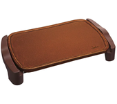 PLANCHA DE ASAR ELÉCTRICA JATA GR559 TERRACOTA / 1600W DE POTENCIA / FABRICACIÓN ARTESANAL / COLOR MARRÓN