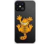 Funda original compatible con iPhone 12 Pro Max con un diseño de Garfield Arañazo