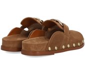 Shoes Zueco marca Alpe para mujer en color cuero