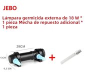 JEBO 36W UV Sterilizer Lamp Light Ultraviolet Filter Clarifier Water Cleaner For Coral Koi Fish Pond, Aquarium UV Lamp