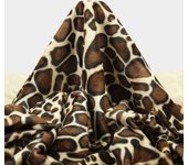 Almacenes Casa Angel TELA DE PELO CORTO ANIMAL PRINT JIRAFA PERALTA SERIE VELBOA, ANCHO 150cm