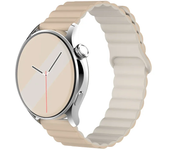 20mm 22mm Magnetic Loop band For Samsung Galaxy watch 6/5 pro/4/Classic/active 2 Silicone link bracelet huawei GT 2-2e 3-4 strap