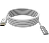 Vision TC 2MUSBCEXT cable USB 2 m 3.1 (3.1 Gen 2) USB C Blanco