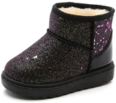 Warm Kids Snow Boots For Children New Toddler Winter Princess Child Shoes Non-slip Flat Round Toe Boys Girls Baby Lovely Boots