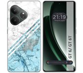 Tumundosmartphone Funda Silicona para Realme GT 6 / GT 6T 5G diseño Mármol 02 Dibujos