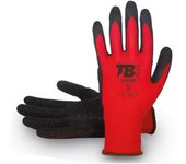Guante poliester palma latex rugoso negro 302 grip talla 7-10 t/guante talla xl-10