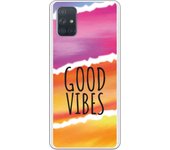 Funda compatible con Samsung Galaxy A71 - Good Vibes Tie