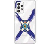Funda original compatible con Samsung Galaxy A52 4G / 5G - Club Deportivo Tenerife Escudo Clear