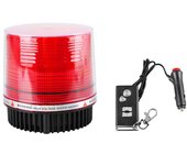 Remote battery LED flash charging wireless amber emergency magnetic flashing warning light, suitable for heavy-duty vehicles 12V
