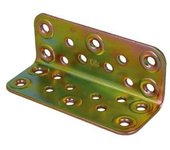 AMIG Ángulo 304 Acero Bicromatado 80x100mm - Herrajes de Bricolaje - AMIG - 88052 Angulo Recambios y Accesorios Tornillos Ángulos Estanterias