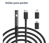 INSKAM Endoscope Inspection Camera 3 in 1 Micro USB/Type-C Mini Inspection Camera for IOS iphone Waterproof Pipeline Borescope
