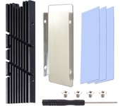 GPUHOLD M.2 SSD HeatSink Heat sink NVME NGFF 2280 SSD Hard Disk Aluminum Heat Sink Radiator Thermal Cooling Pad Desktop PC PS5