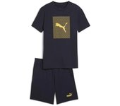 Conjunto Puma Y ESS Logo Lab Marino/Amarillo