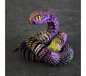 Juguetes de serpiente impresos en 3D, juguete de serpiente misterioso sorpresa de 24 pulgadas, artilugios de serpiente flexibles para aliviar el estrés, perfectos para la decoración de la oficina en el hogar, ideales para coleccionistas y entusiastas de F