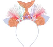 Rainbow mermaid headband children's party hair accessories princess mermaid flower animal hair accessories