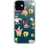 Funda original compatible con iPhone 13 - Bob Esponja Multipersonaje