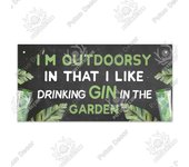 Putuo Decor-Gin Signs Wooden Wall Plaque, Wood Plaque for Door Hanging, Home Decor, Bar, Pub, Wall Decoration