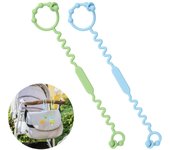 Correa de Taza de Sippy, Correa de Chupete de cochecito ajustable juguetes colgantes, Cadena anti caída de Juguetes para Bebe