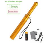Self-defense Baseball Bat Flash Flashlight Self-Defense Mace Torch Tactical Telescopic Zoom Professional Security Supplies Light