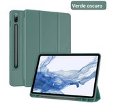 For Samsung Galaxy Tab S10 S9 S8 S7 Plus S7 FE 12.4 S7 S8 S9 11 A9 A9 Plus For Tab Case S6 Lite 10.4 With Pen Slot Tablet Cover