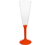 MONOUSO | Copa Reutilizable PS Pie Rojo Cava 160ml 2P (200 Uds)