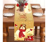 Christmas Table Runner Merry Christmas Decor Xmas Table Cover For Home 2024 Christmas Party Supplies Xmas Party Supplies 2025