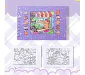 Cozy Friends - Coloring Book for Adults and Teens - Super Cute Animal Characters - 50 Pages Coloring Book for Kids