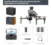 V196 Alloy Drone Brushless 8K Camera HD Aerial Photography Drone Optical Flow Obstacle Avoidance Quadcopter RC Airplane