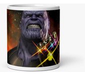 Taza Cerámica Thanos Guantelete Los Vengadores Stamina Taza cerámica Thanos, taza Guantelete del Infinito, taza Los Vengadores Marvel, taza de cerámica Marvel, taza Stamina Thanos, regalo fanáticos Marvel, taza coleccionista Avengers, taza Infinity Gauntl
