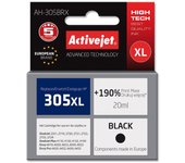Activejet ah-305brx ink for hp printer; hp 305xl 3ym62ae replacement; premium; 20 ml; black