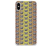Funda compatible con iPhone X - XS - mapaches