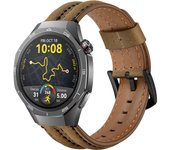 Correa de Piel para Huawei Watch GT 5 - 46mm / GT 5 - 46mm / GT 4 - 46mm / Amazfit GTR 4 / Bip 5 / Garmin Vivoactive 4, Modelo Cuero Acolchado  Ancho 22mm