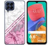 Funda Silicona para Samsung Galaxy M33 5G diseño Mármol 03 Dibujos