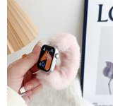 Cute Fur Fluffy Plush Watch Strap for Apple Watch Band 44mm 49mm 42mm Correa Belt Bracelet IWatch Series 9 8 7 6 5 3 SE Ultra 2