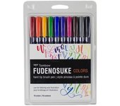 Tombow - WS-BH-10P rotulador Fino/Medio Negro, Azul, Verde, Gris, Naranja, Rosa, Amarillo 10 pieza(s) WS-BH-10P