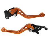 1 Pair Universal Fit Motorcycle Brake Handle Modification CNC Clutch Drum Brake Lever Adjustable Handlebar Set Modified Parts  ﻿